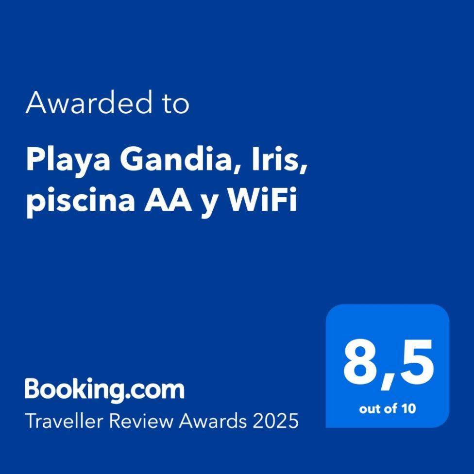 Playa Gandia, Iris, Piscina Aa Y Wifi Daire Playa de Gandia Dış mekan fotoğraf